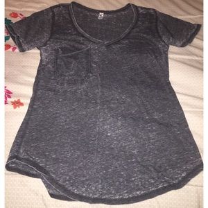 distressed pocket tee
